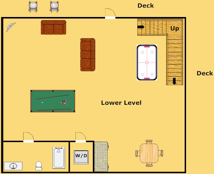 Pigeon Cabin Happy Place 1 Bedroom Sleeps 8