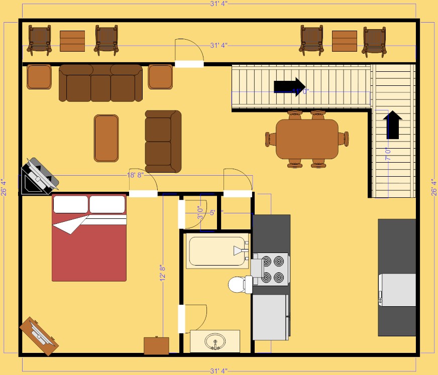 Gatlinburg Cabin Views for Heart's Delight 3 Bedroom Sleeps 12
